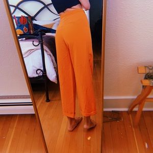 Vintage bright orange trousers
